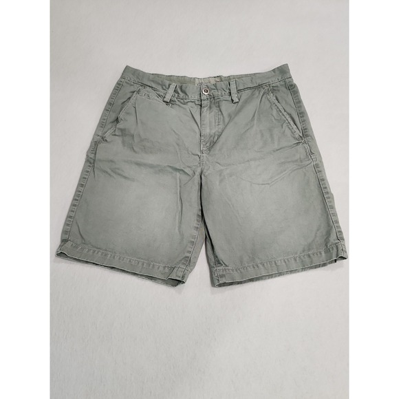 American Eagle Outfitters Other - American Eagle Shorts Mens 34 Prep Fit Olive Green Chino Casual Flat Front